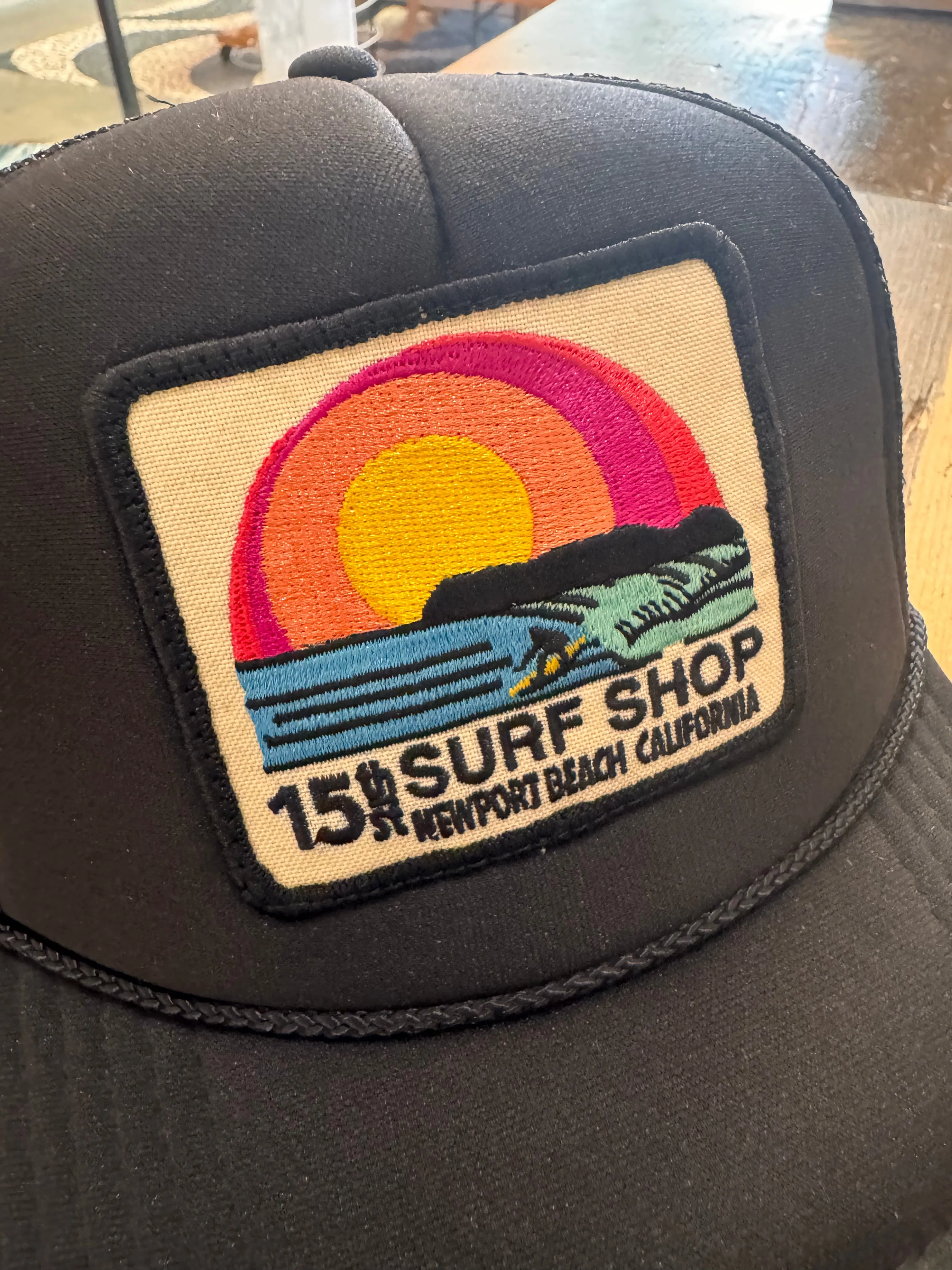 15th St SUNSET SURFER Design Adult Trucker Hat MULTIPLE COLORS!