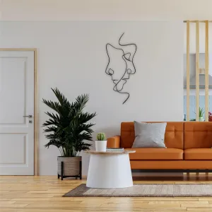2 Face Minimalist Metal Wall Decor