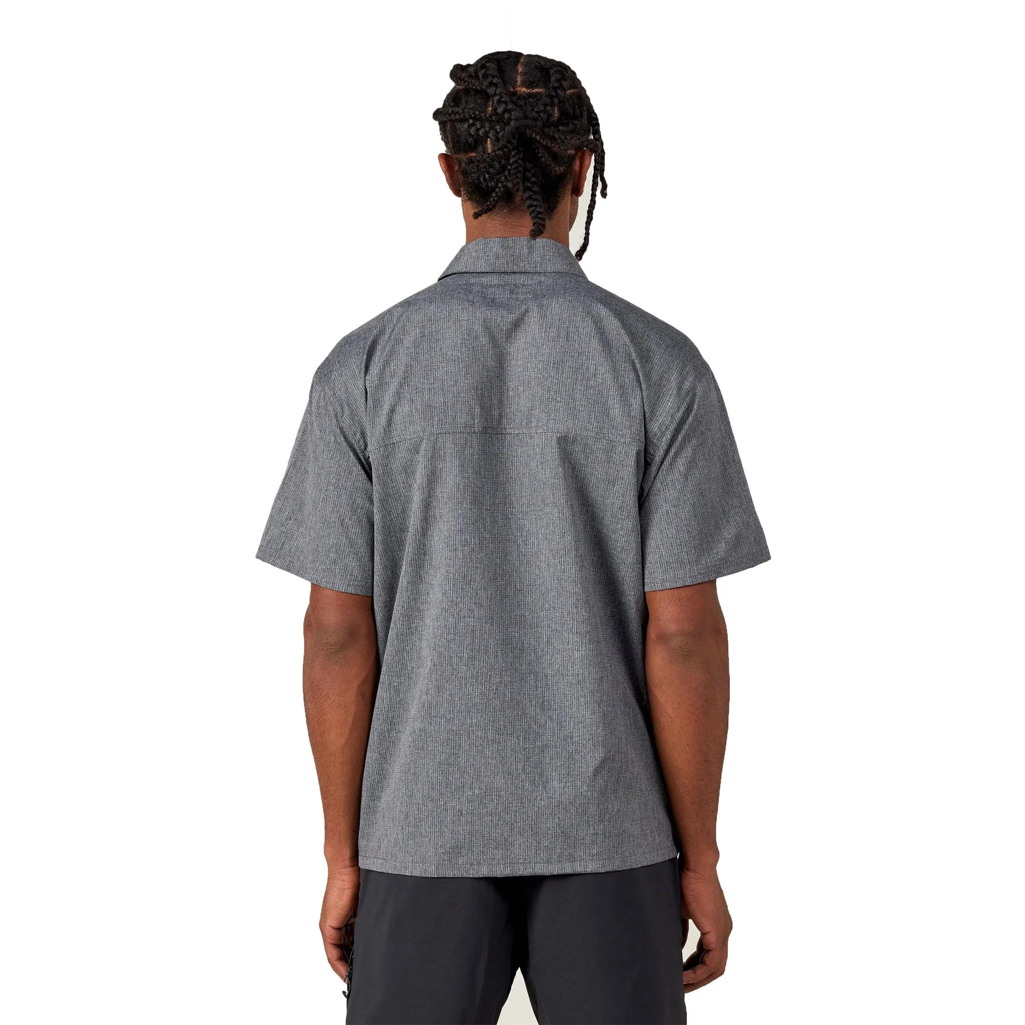 686 Canopy Woven Shirt Heather Charcoal