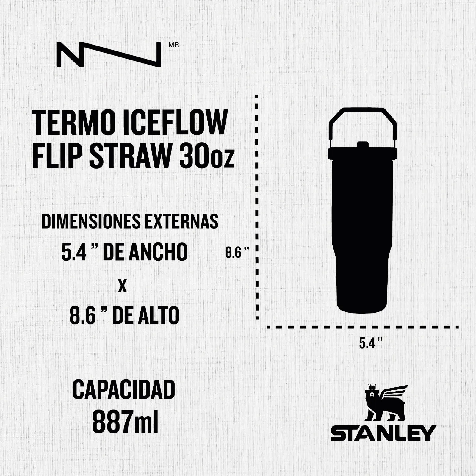 99825PT TERMO ICEFLOW FLIP STRAW 30oz NEGRO REVERB MARCA STANLEY