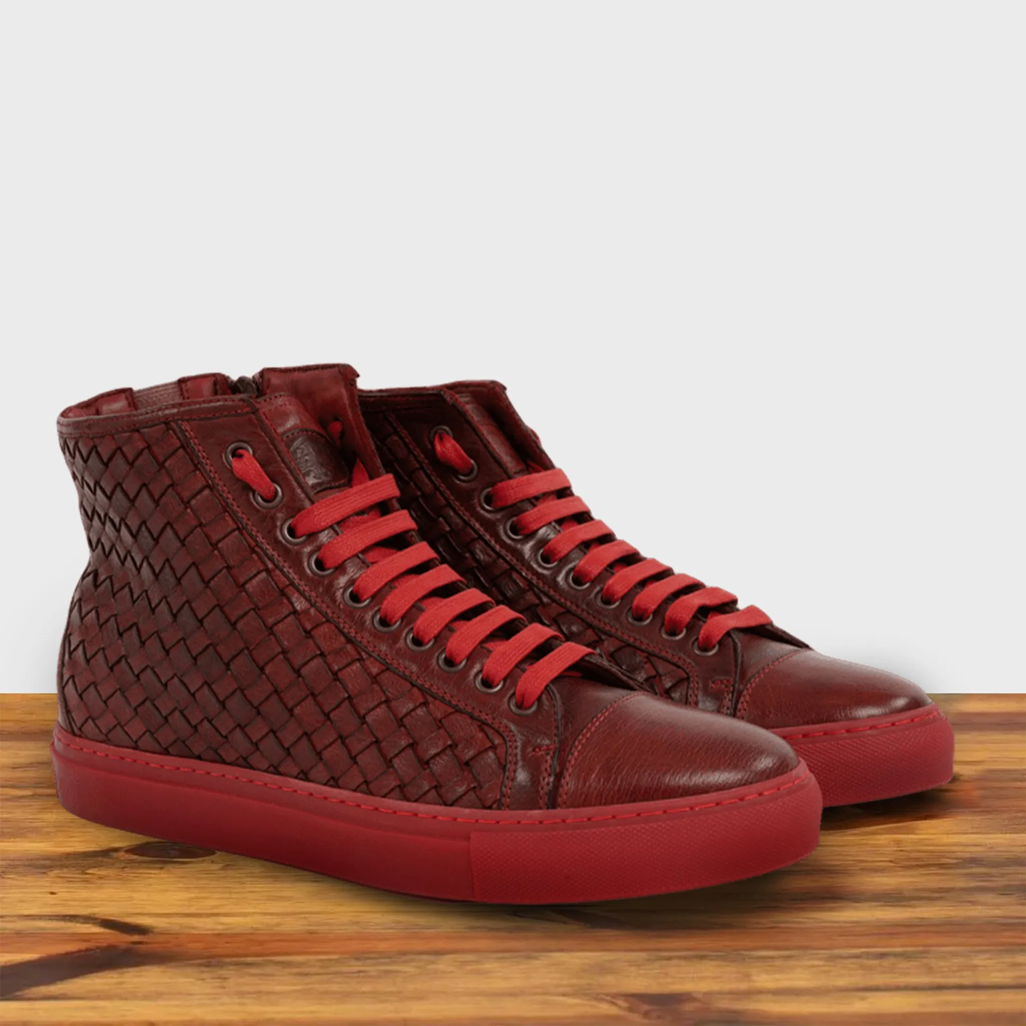 9996 Calzoleria Toscana Dip-Dyed Woven High Top