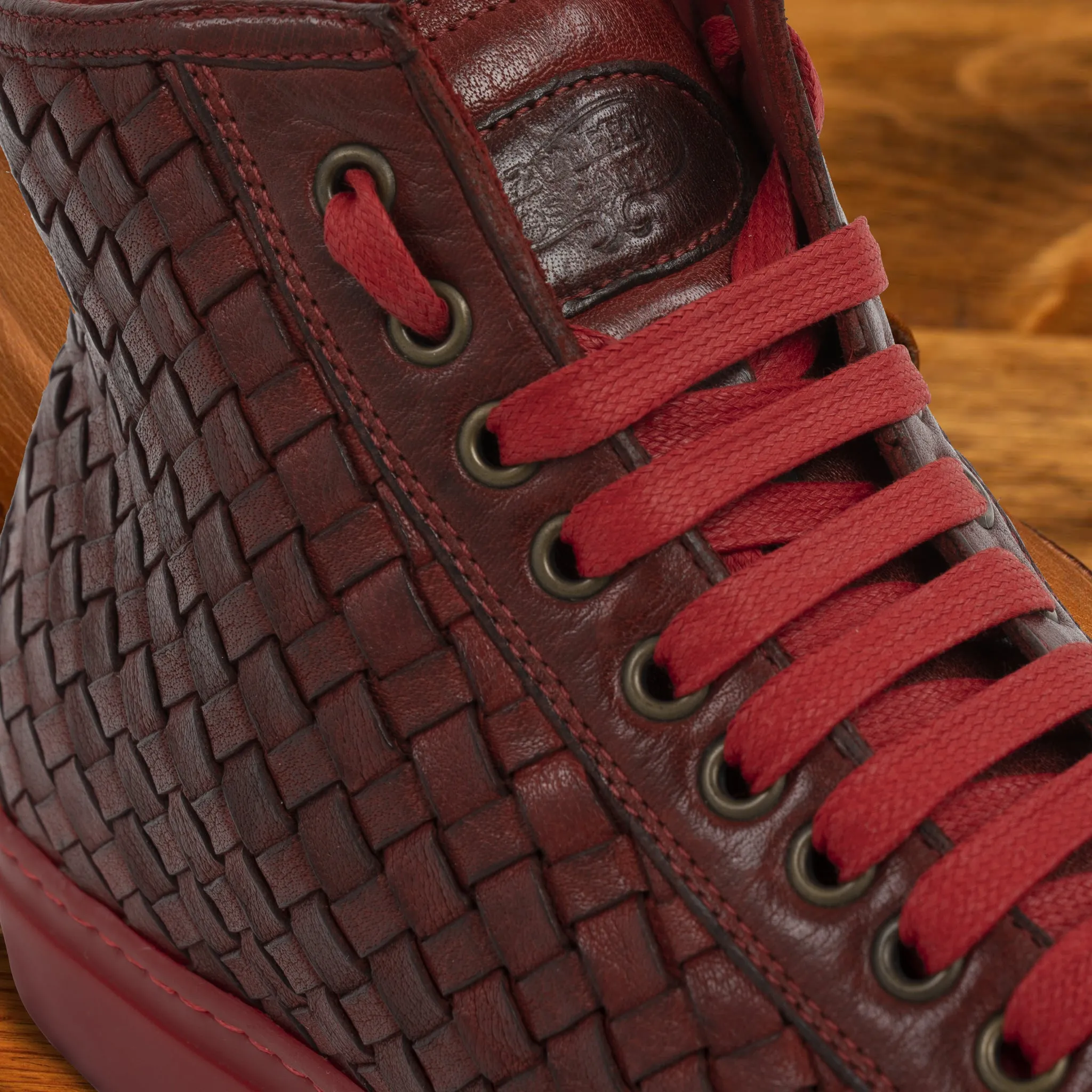 9996 Calzoleria Toscana Dip-Dyed Woven High Top