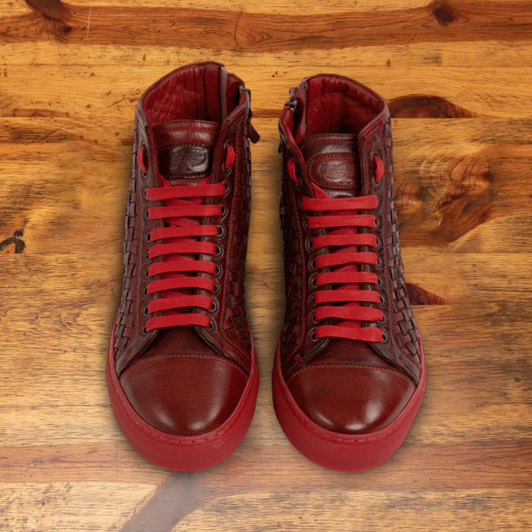 9996 Calzoleria Toscana Dip-Dyed Woven High Top
