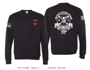 Aberdeen Proving Ground Police Department Comfort Unisex Crewneck Sweatshirt - Qapc7n