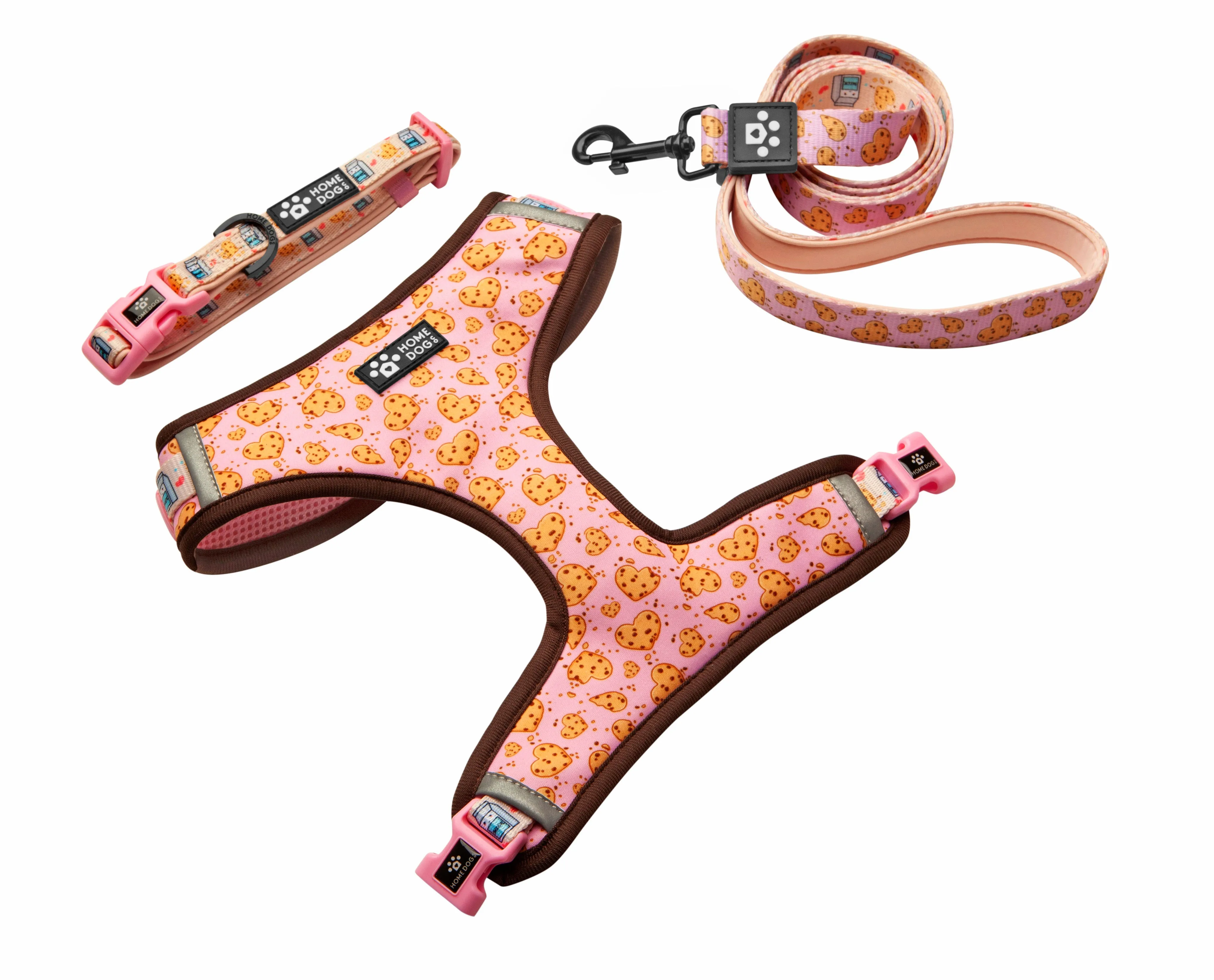 Adjustable  Harness- I Heart Cookies