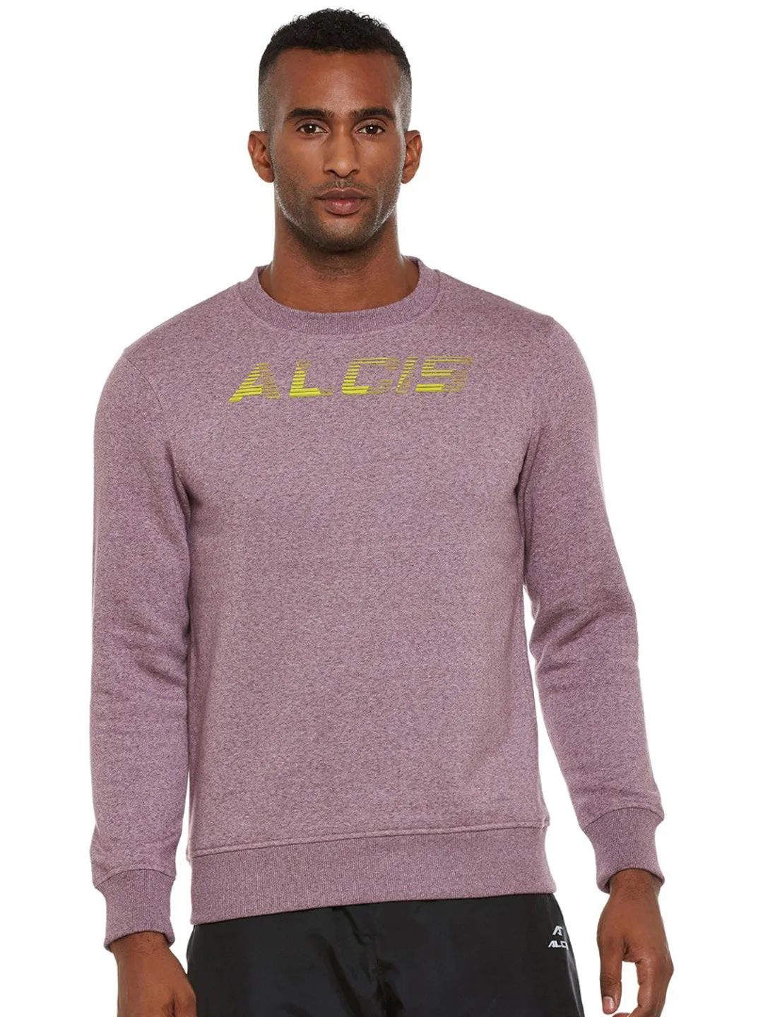 Alcis Mens Purple Sweat Shirt 114MSS147