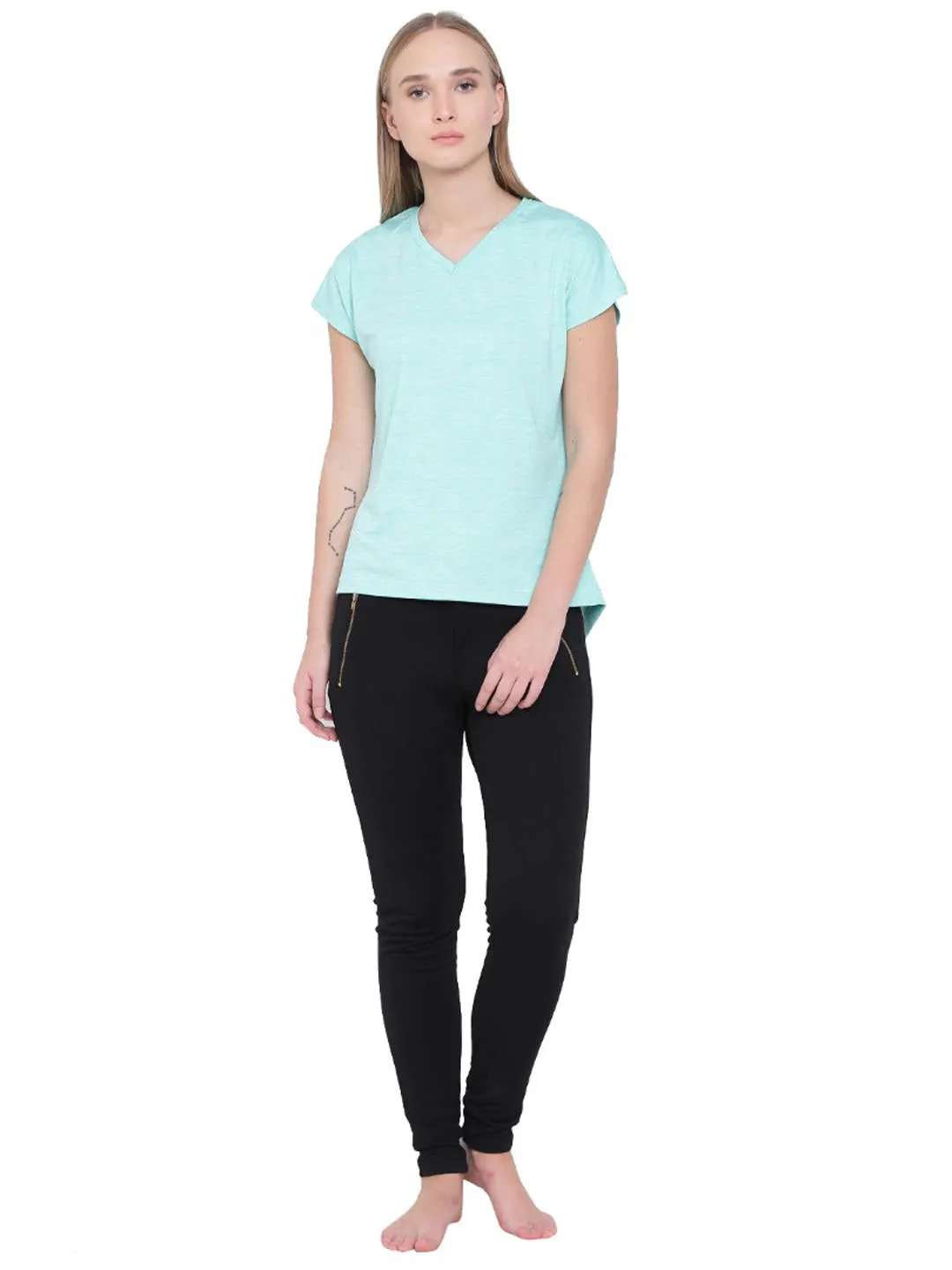 Alcis Women Green Solid Top