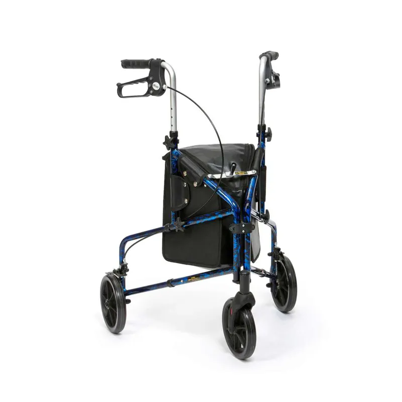 Aluminium Tri Walker with Bag | Blue Flame