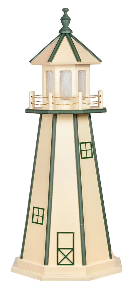 Amish Made Poly Lighthouse - 3 Feet
