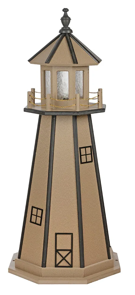 Amish Made Poly Lighthouse - 3 Feet