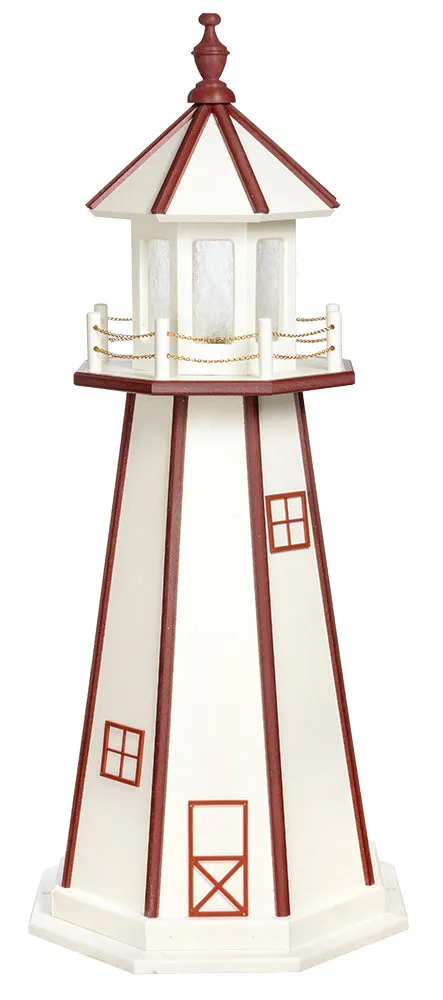 Amish Made Poly Lighthouse - 3 Feet