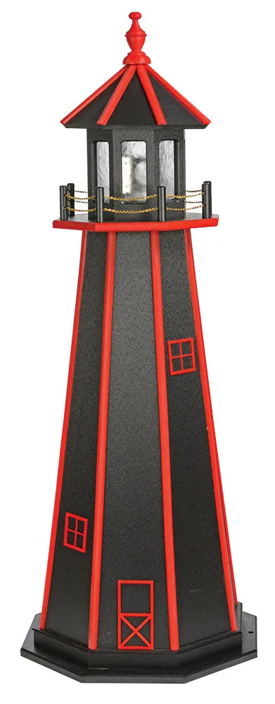 Amish Made Poly Lighthouse - 3 Feet