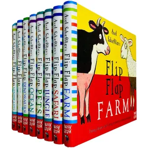 Axel Scheffler's Complete Flip Flap Series 8 Books Collection Set
