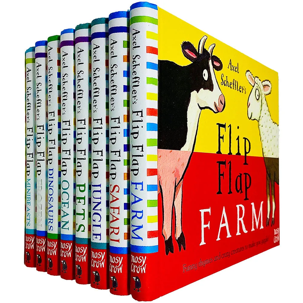 Axel Scheffler's Complete Flip Flap Series 8 Books Collection Set