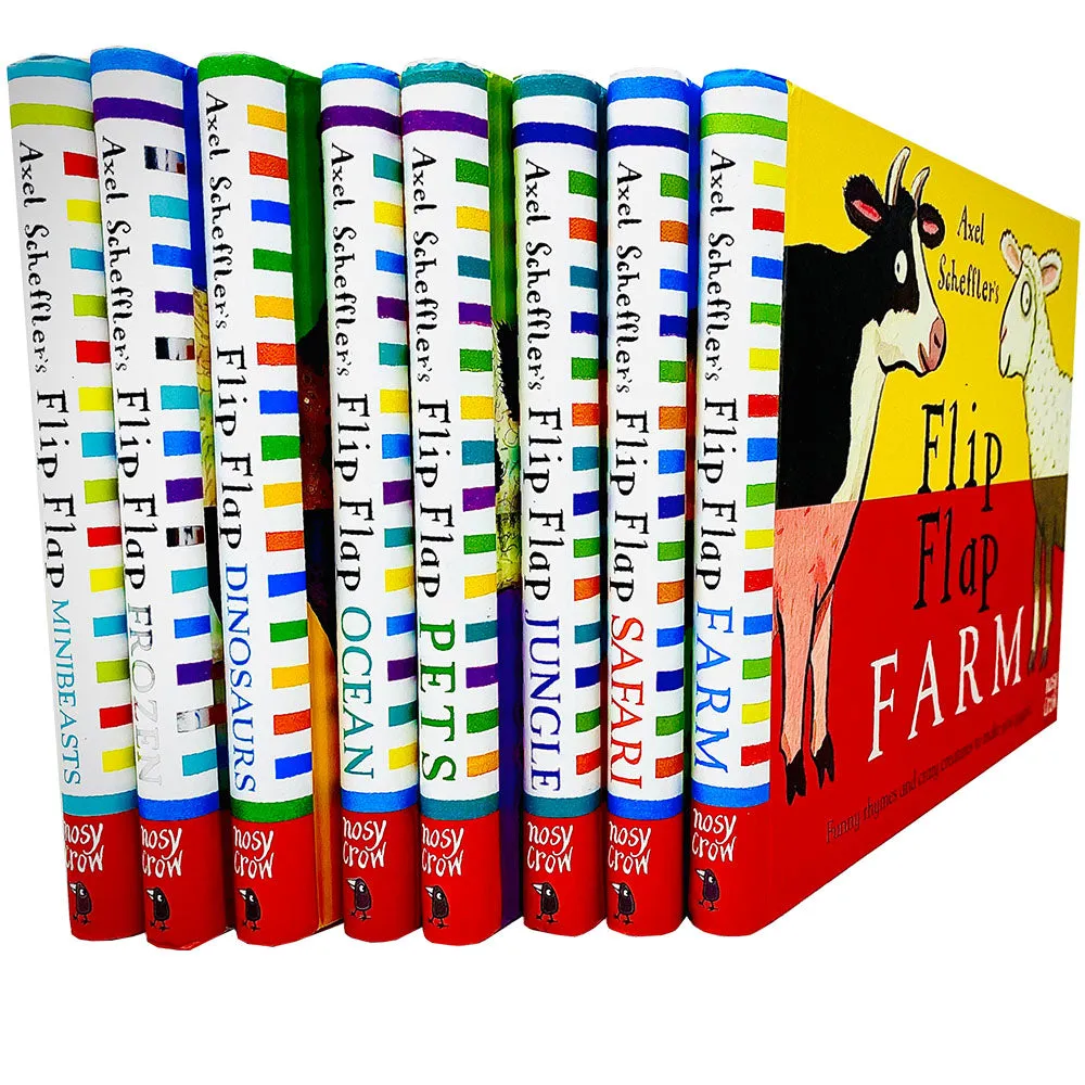 Axel Scheffler's Complete Flip Flap Series 8 Books Collection Set