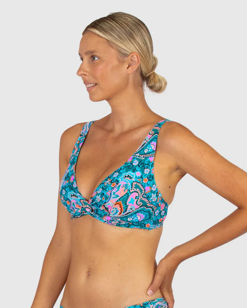 BAKU- WOMEN'S SOUTH BEACH D-DD CUP TWIST SWIM TOP