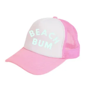 Beach Bum Pink Trucker Hat