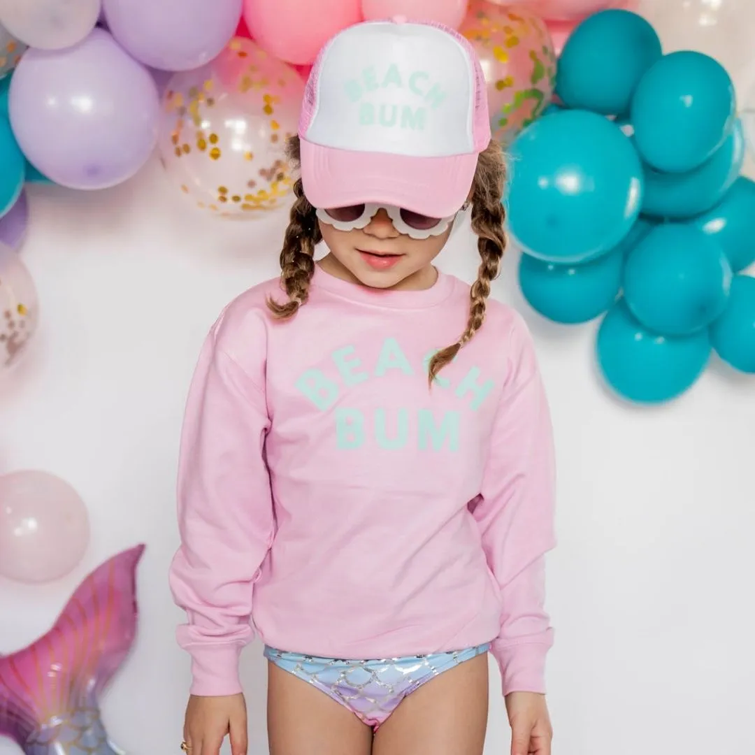 Beach Bum Pink Trucker Hat