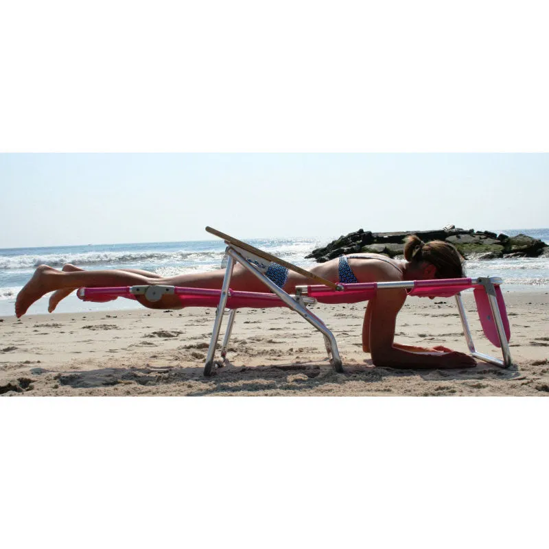 Beachkit Ostrich 3 In 1 Lounger Flat Beach Chair Lounge