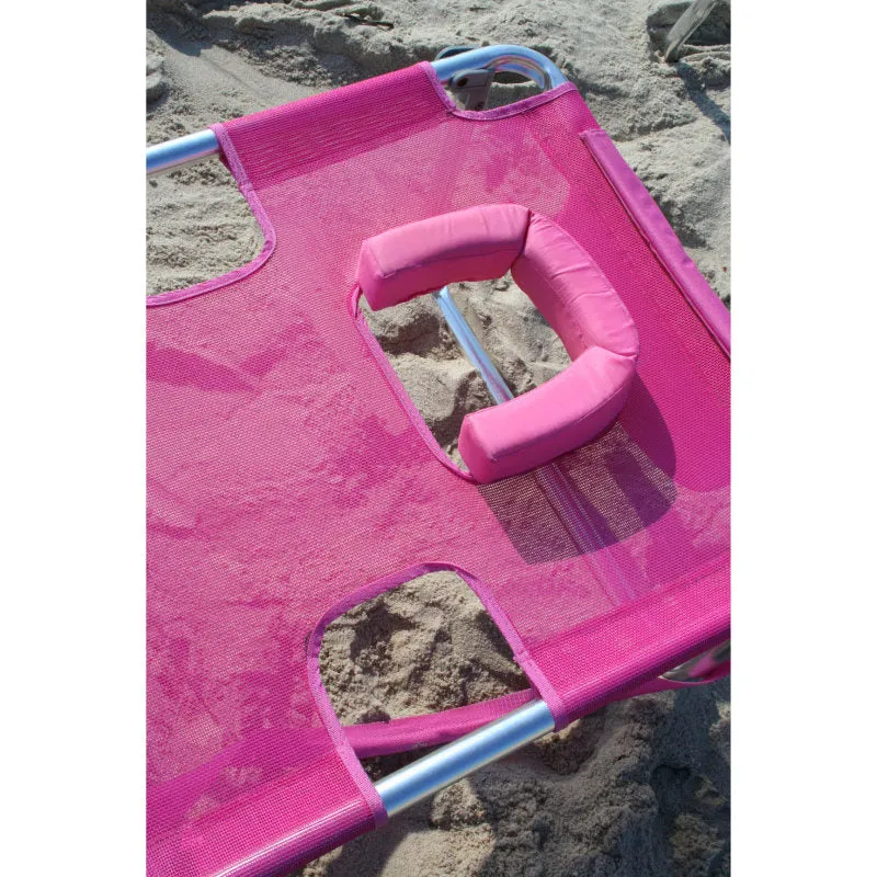 Beachkit Ostrich 3 In 1 Lounger Flat Beach Chair Lounge