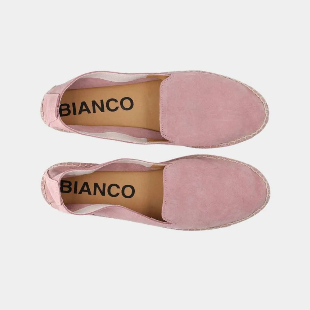 Bianco Biamaya Basic Espadrilles Suede Dusty Pink W