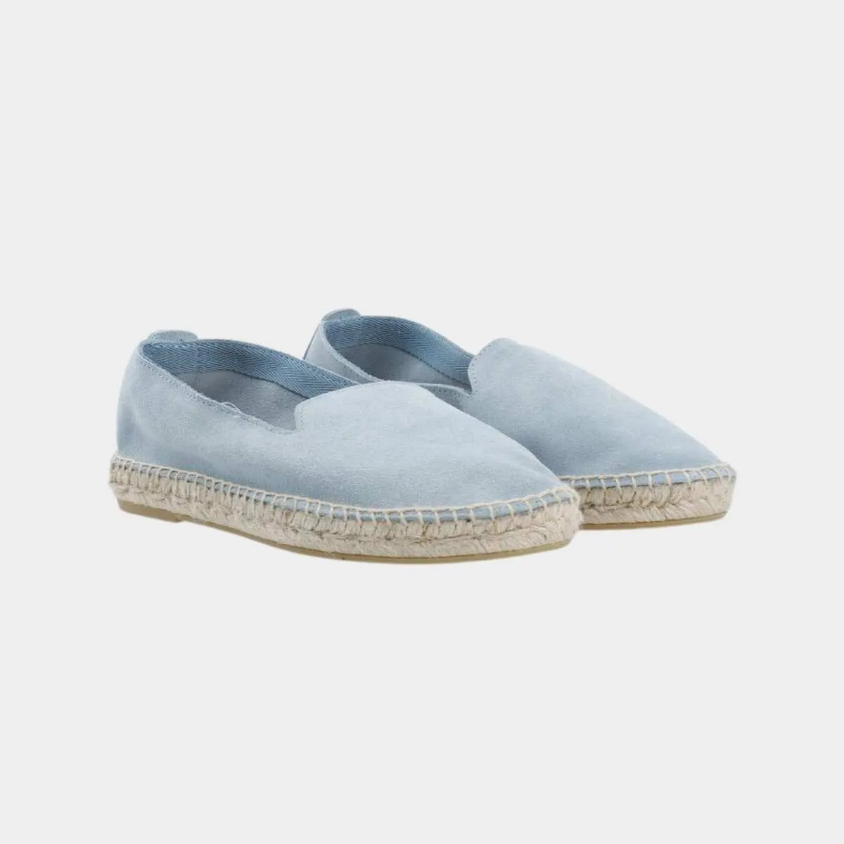 Bianco Biamaya Basic Espadrilles Suede Sky Blue W