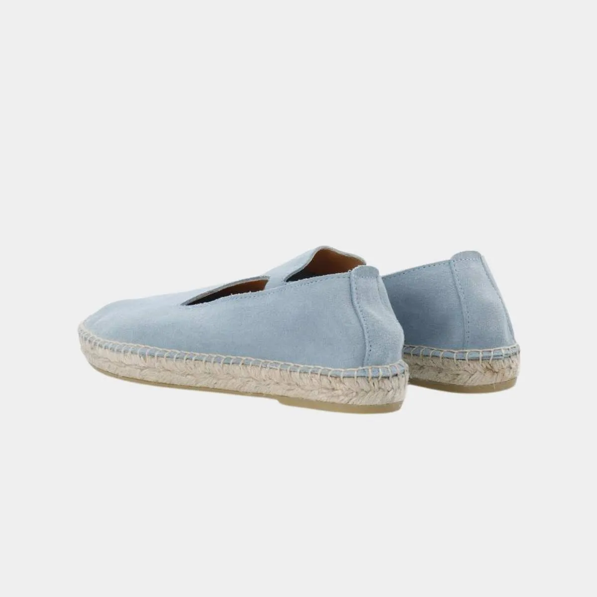 Bianco Biamaya Basic Espadrilles Suede Sky Blue W