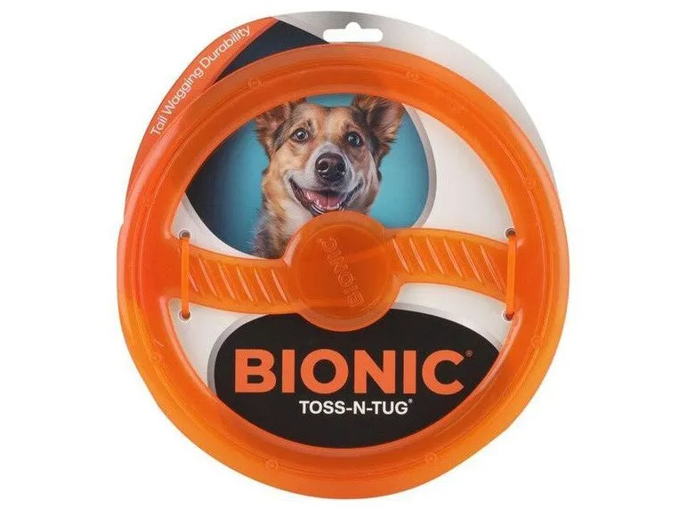 Bionic Toss-N-Tug Ring Dog Toy