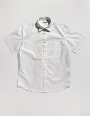 BKT14 Casual Shirt in Cotton / Linen - White