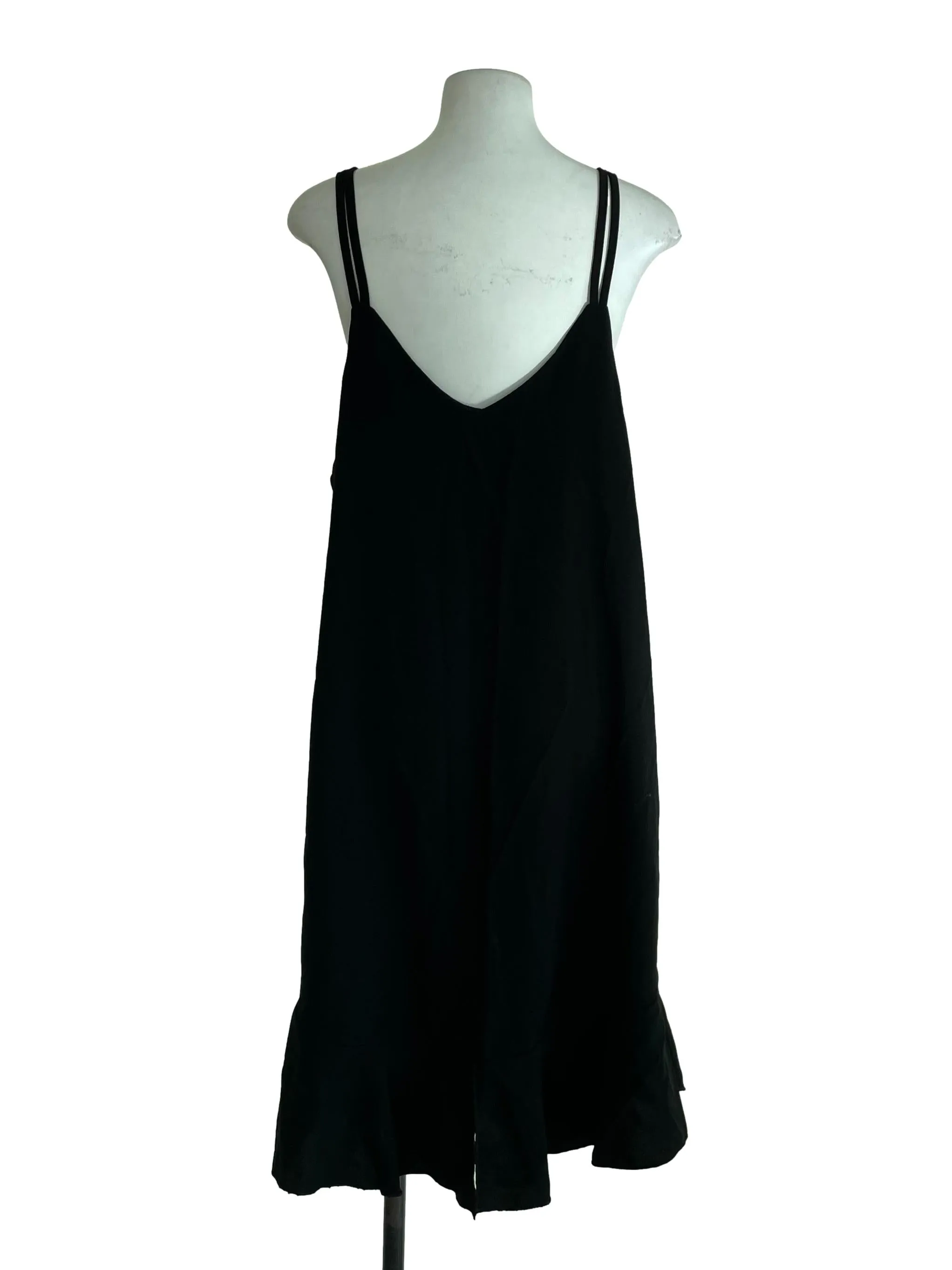 Black Flip Loose Dress