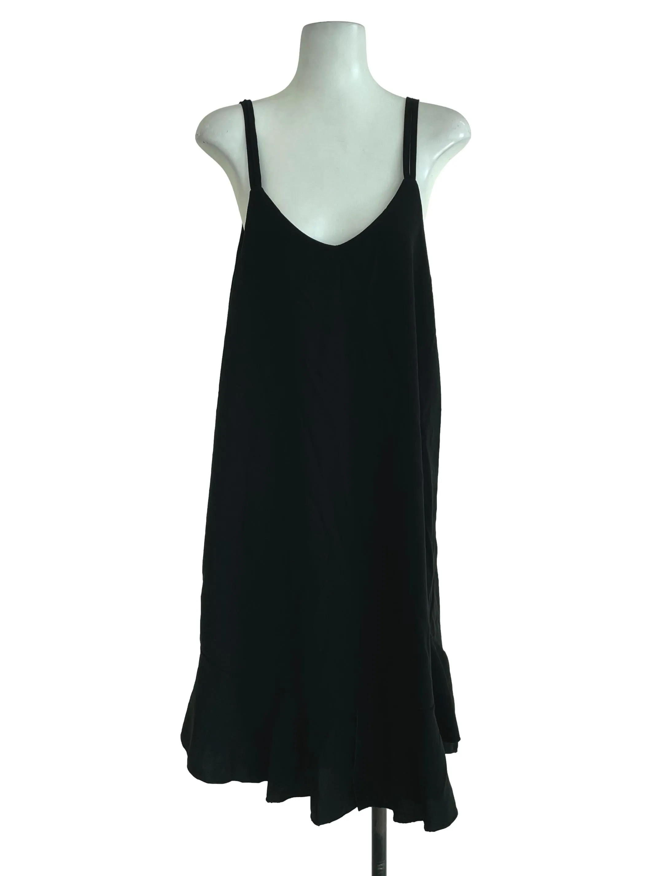 Black Flip Loose Dress