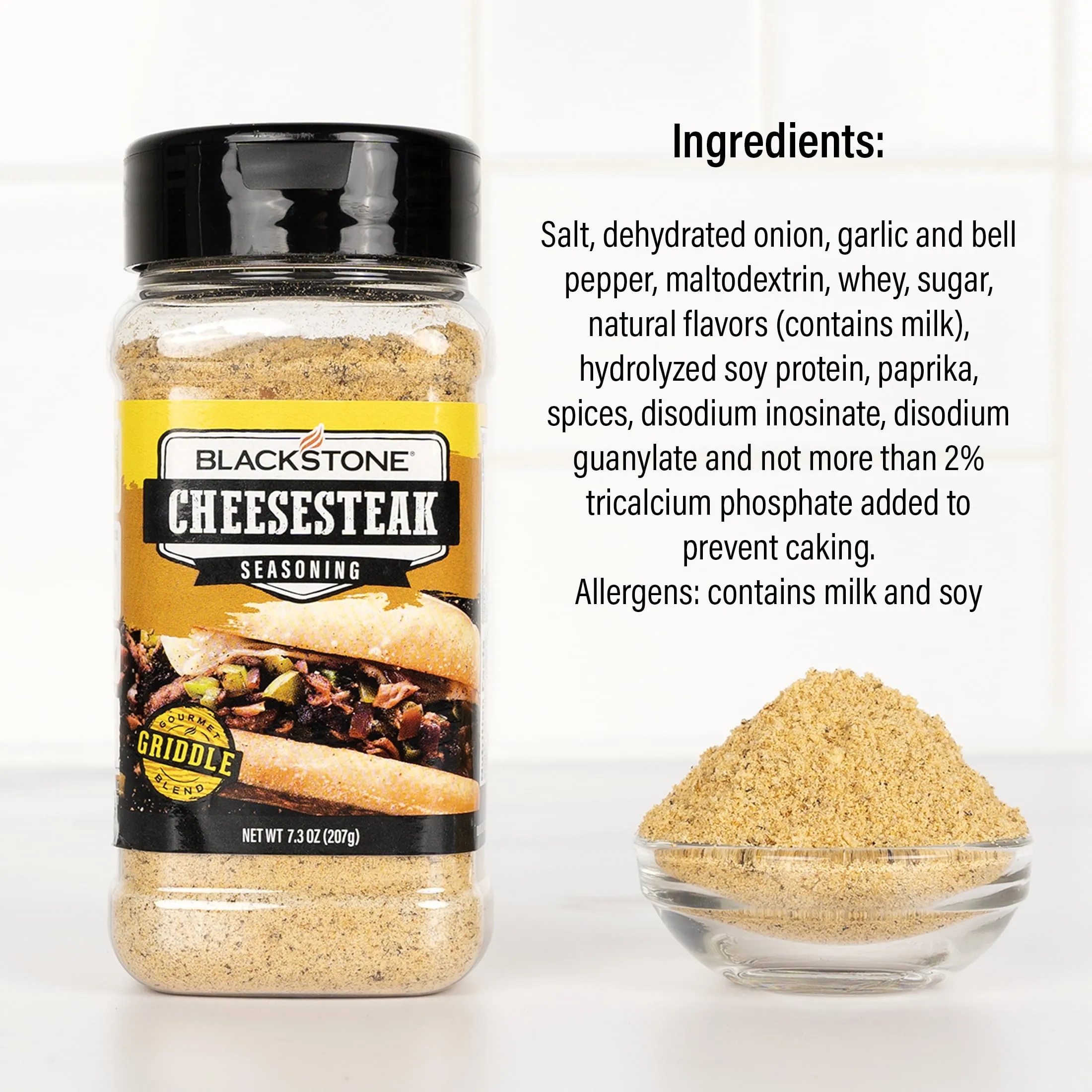 Blackstone Cheesesteak Savory Dry Mix Seasoning 7.3 Oz