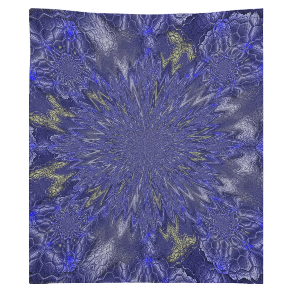 Blue Hex Tapestry