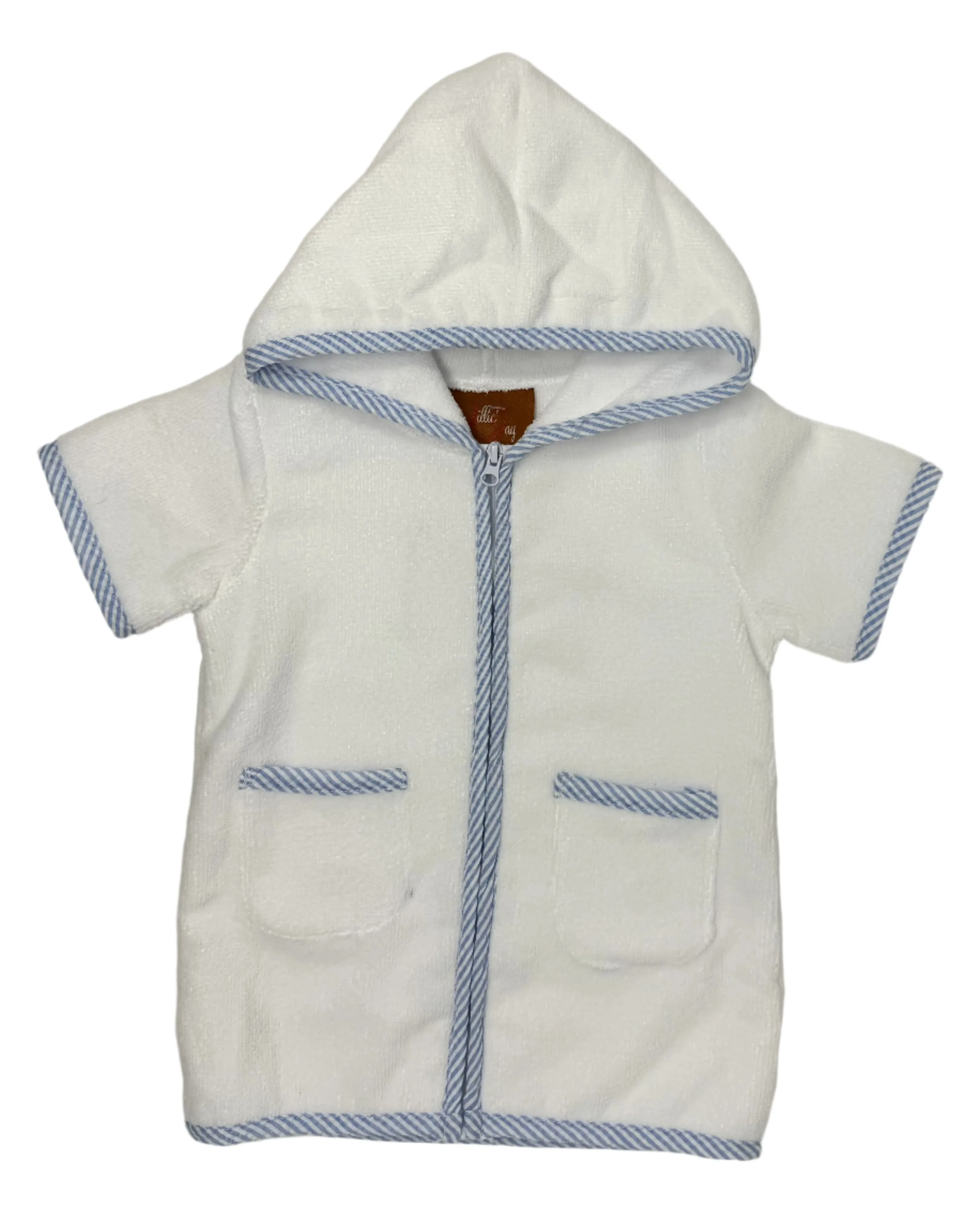 Boys Terry Cover Up - Blue