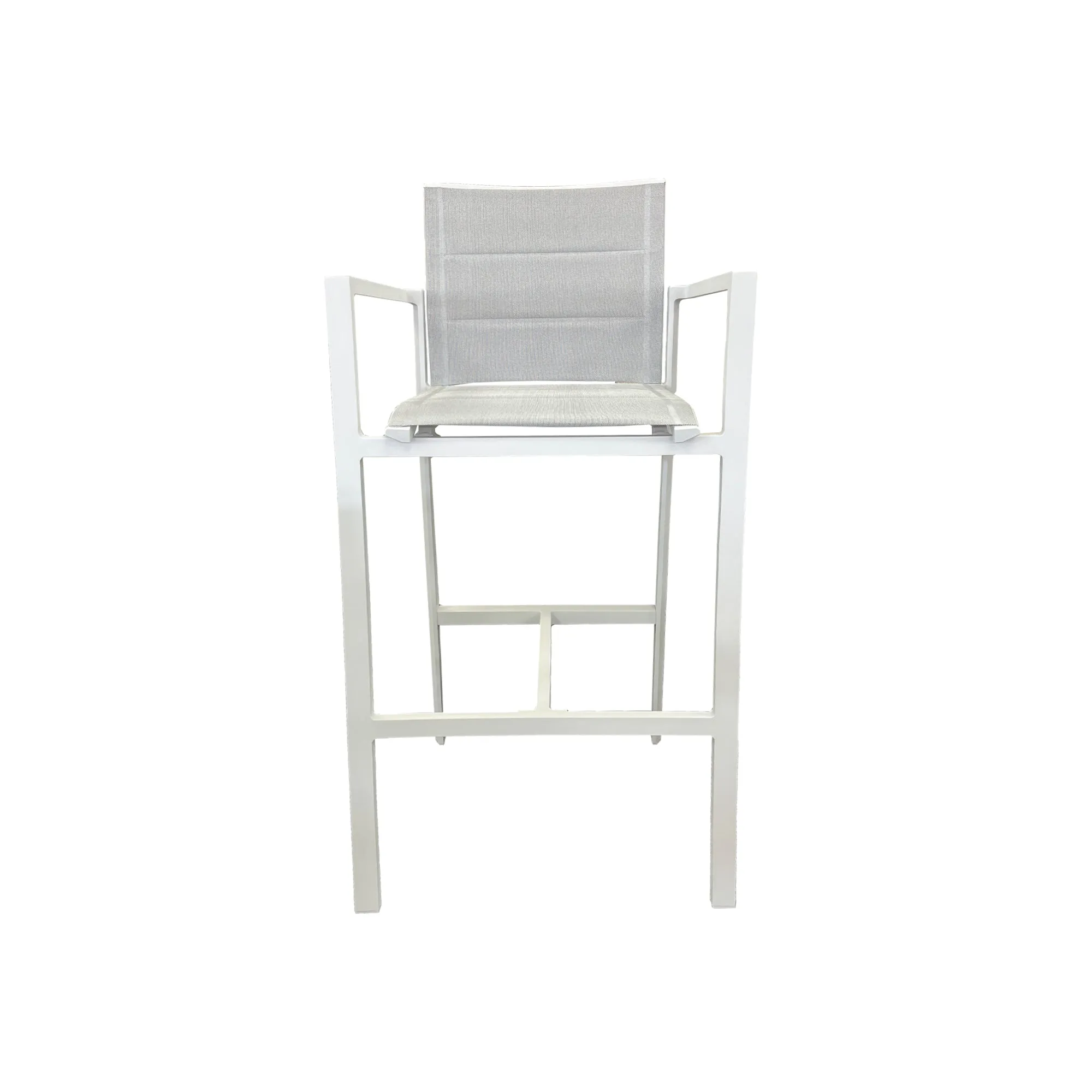 Bremen Outdoor Bar Chair - White