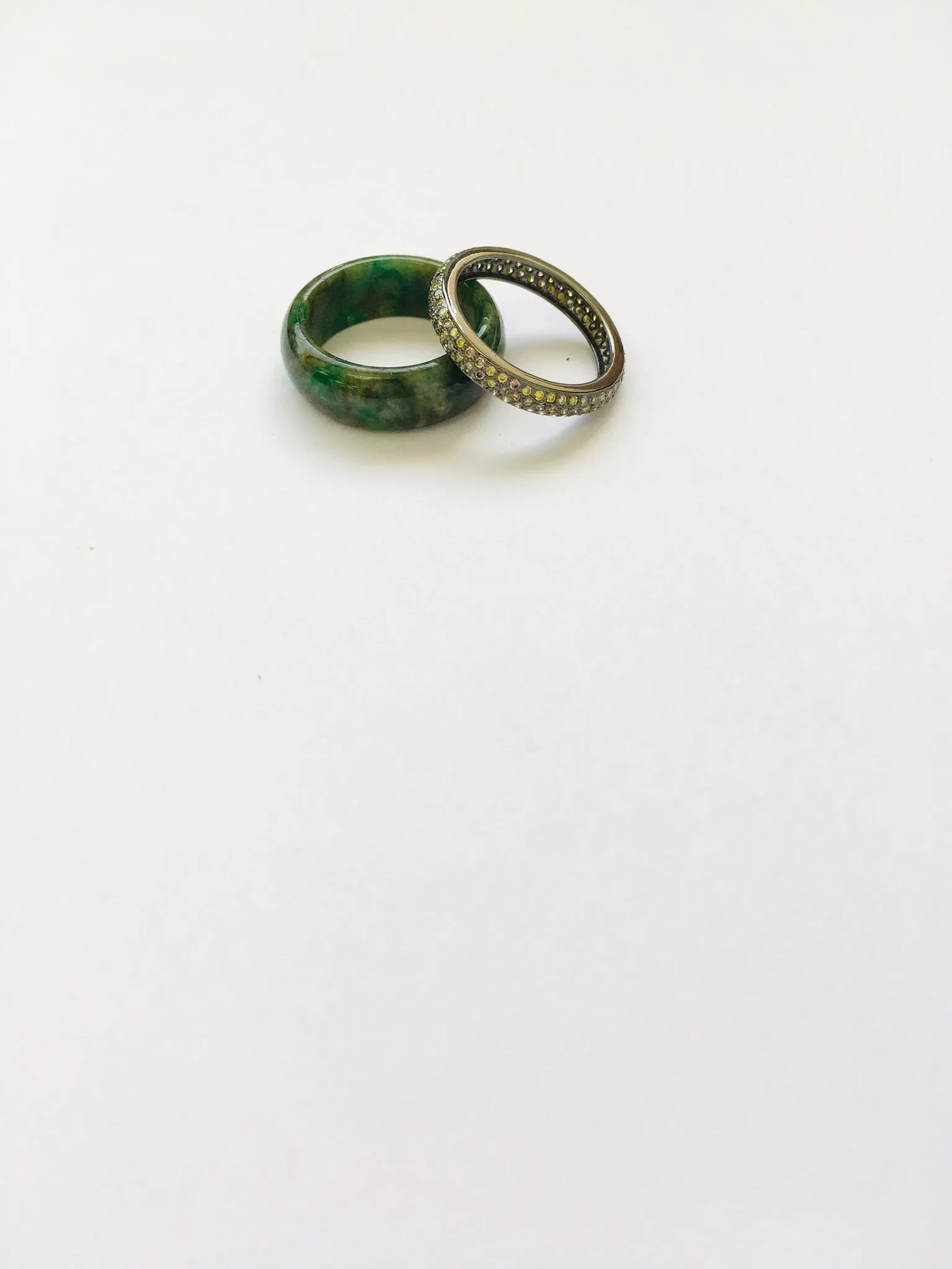 Burmese Camo Green Jadeite Comfort Fit Band