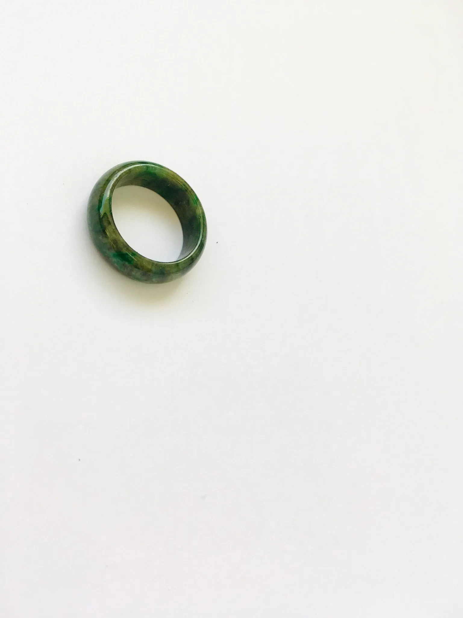Burmese Camo Green Jadeite Comfort Fit Band