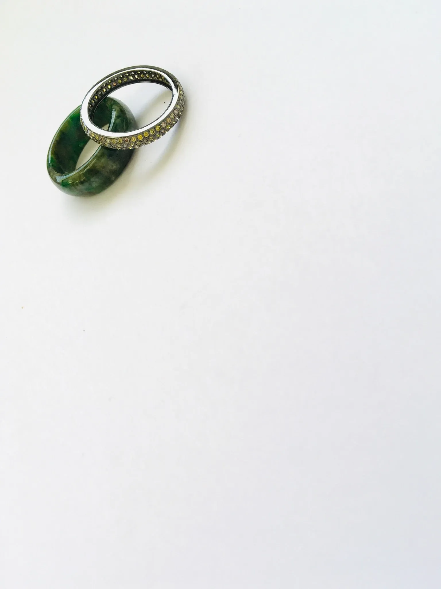 Burmese Camo Green Jadeite Comfort Fit Band
