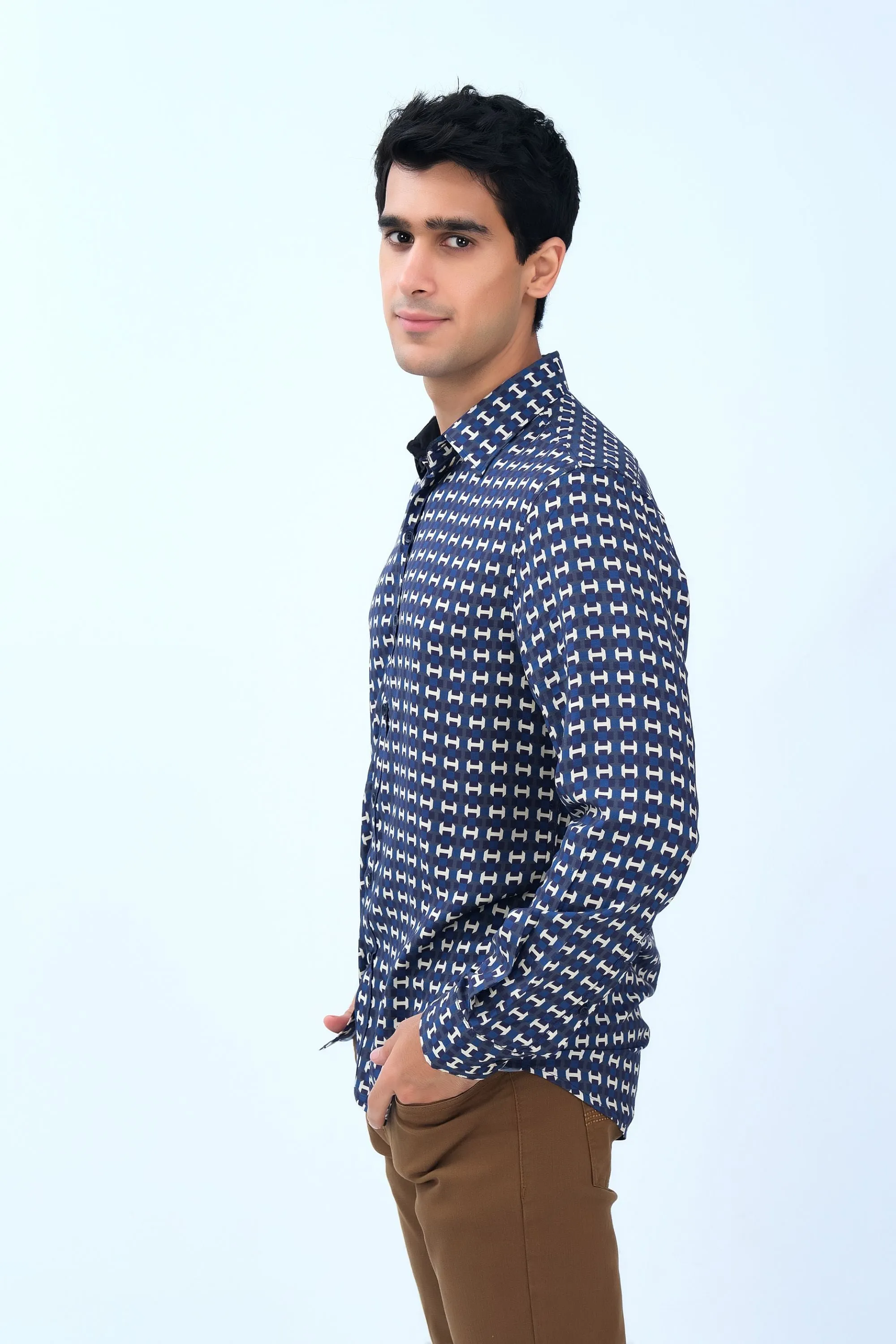 Casual Blue Shirt