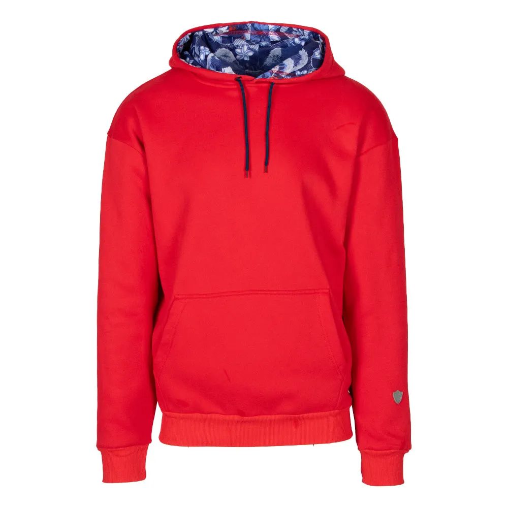 Classic Lined Hoodie | Hawaiian Surf | Red