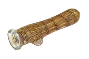 Coiled Chillum #1 with Encased Opal Accent by Flip Glass