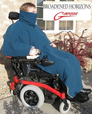 Comfort Coat Polartec Microfiber Fleece Wheelchair Poncho