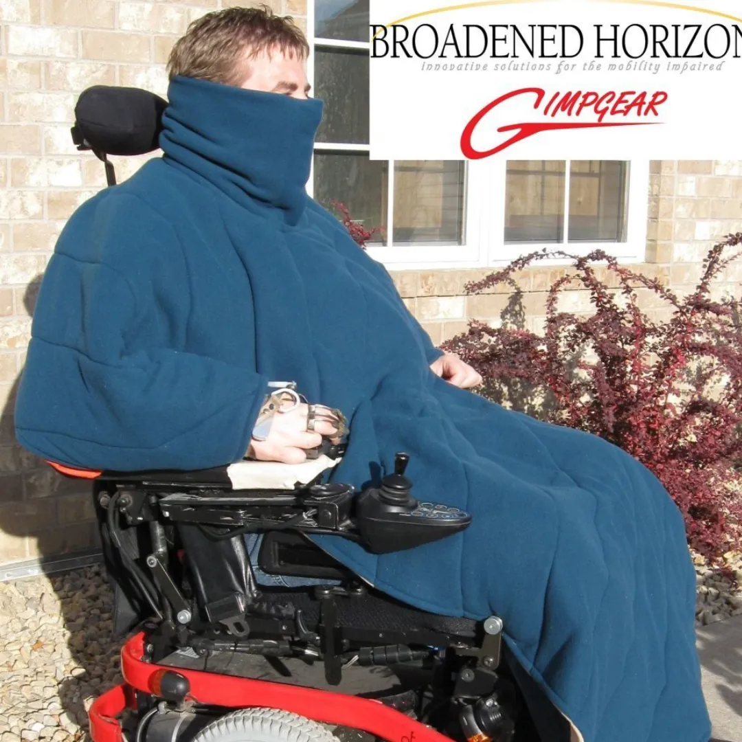 Comfort Coat Polartec Microfiber Fleece Wheelchair Poncho