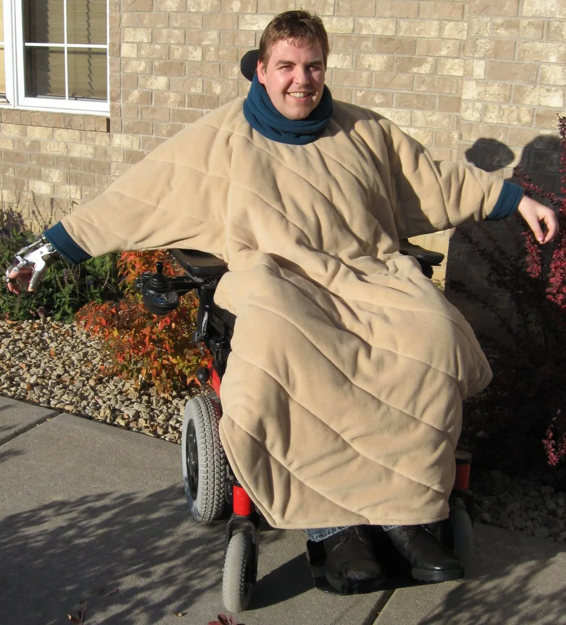 Comfort Coat Polartec Microfiber Fleece Wheelchair Poncho