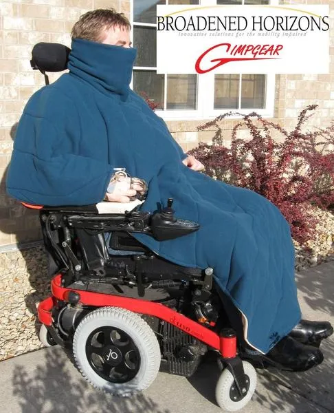 Comfort Coat Polartec Microfiber Fleece Wheelchair Poncho