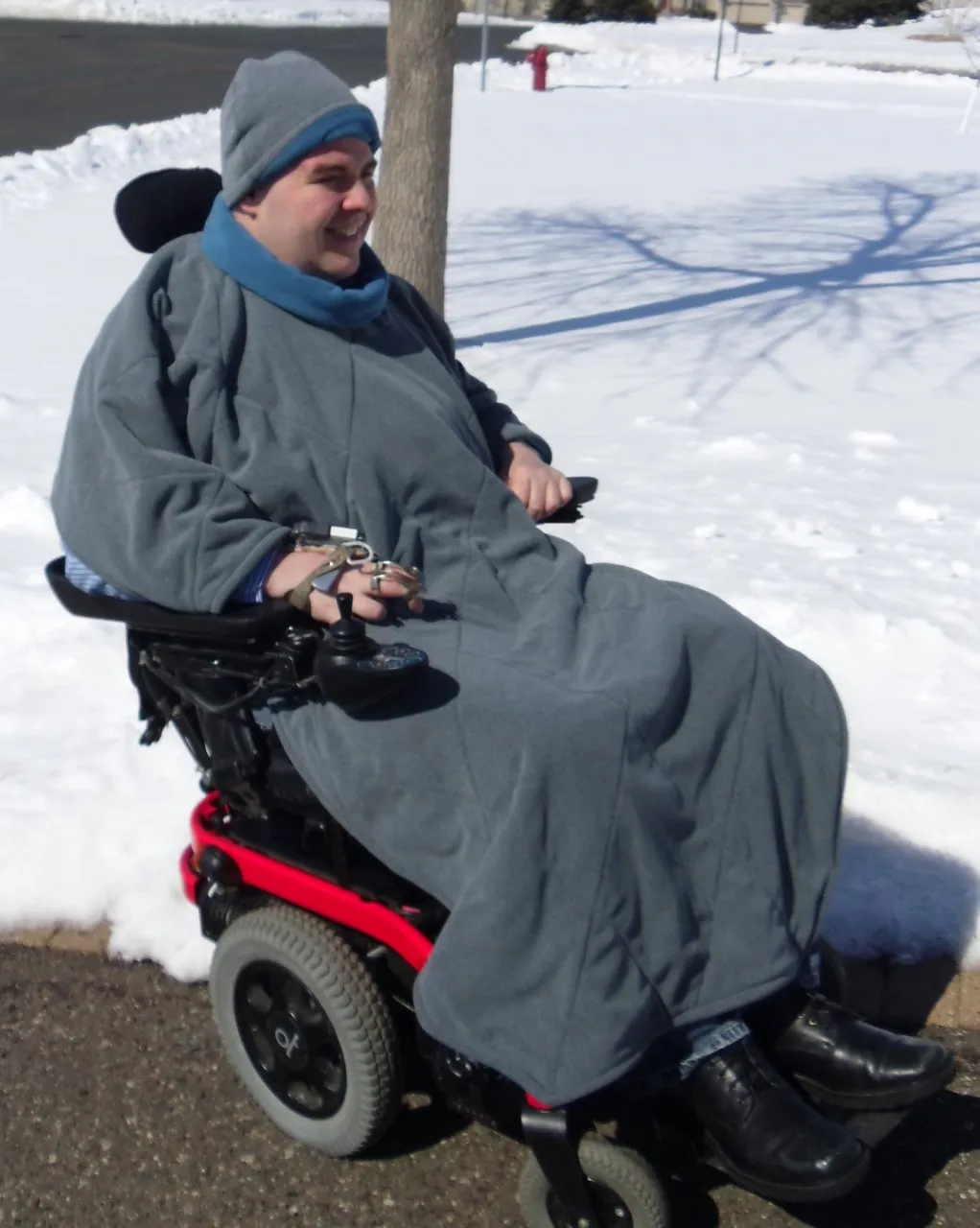Comfort Coat Polartec Microfiber Fleece Wheelchair Poncho