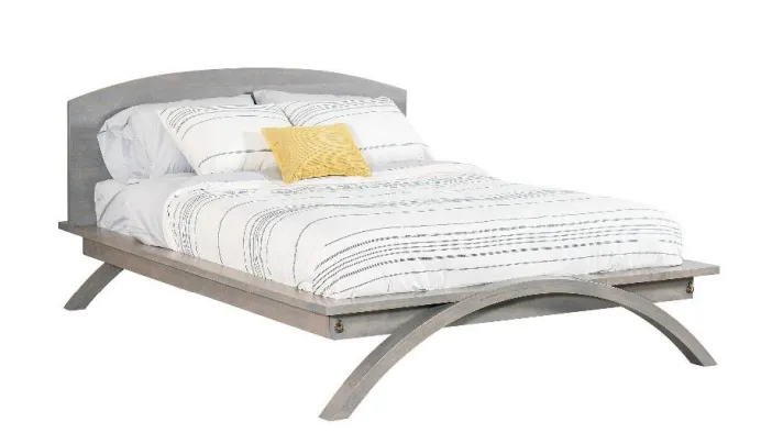 Covington - Amish Mid Century Modern Bed (Quick-Ship)