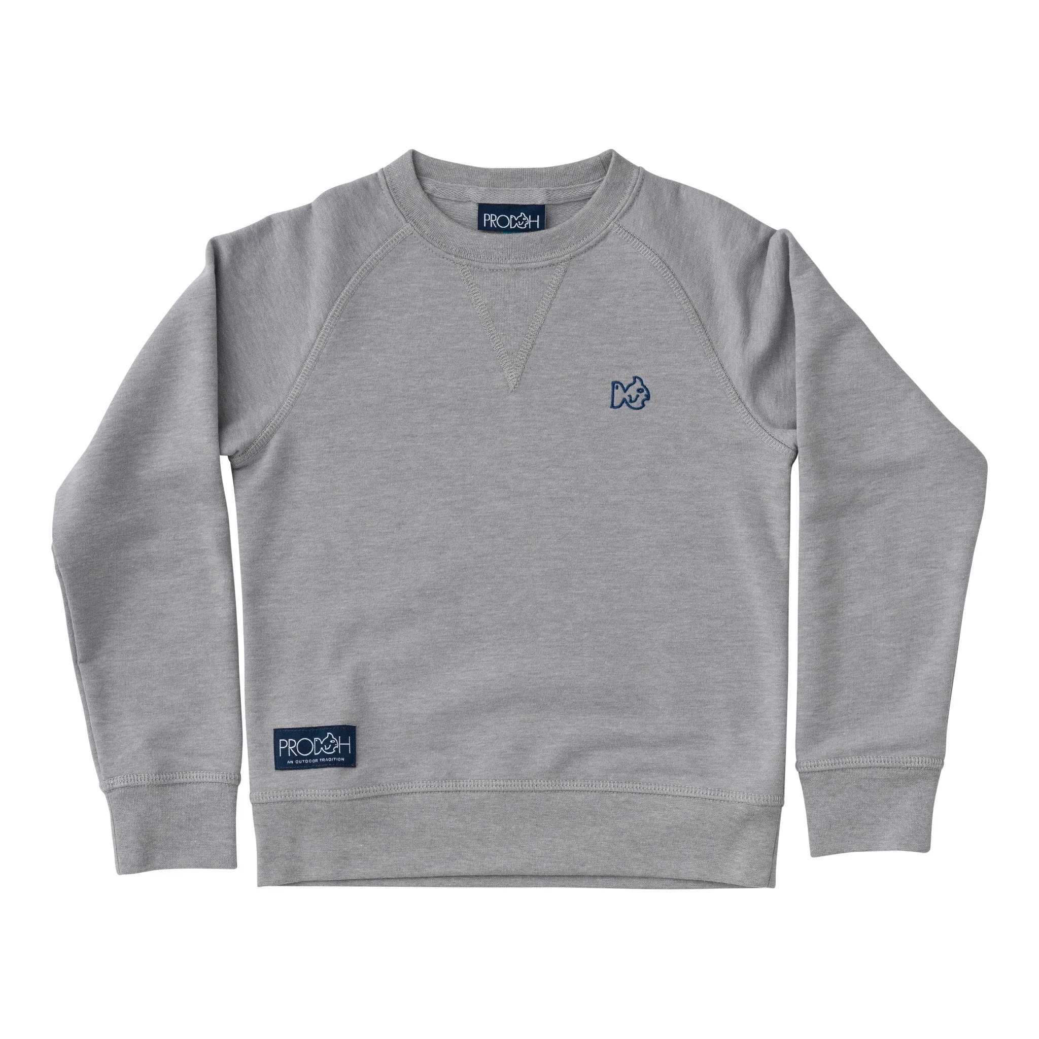 Crew Control Sweatshirt in Heather Gray