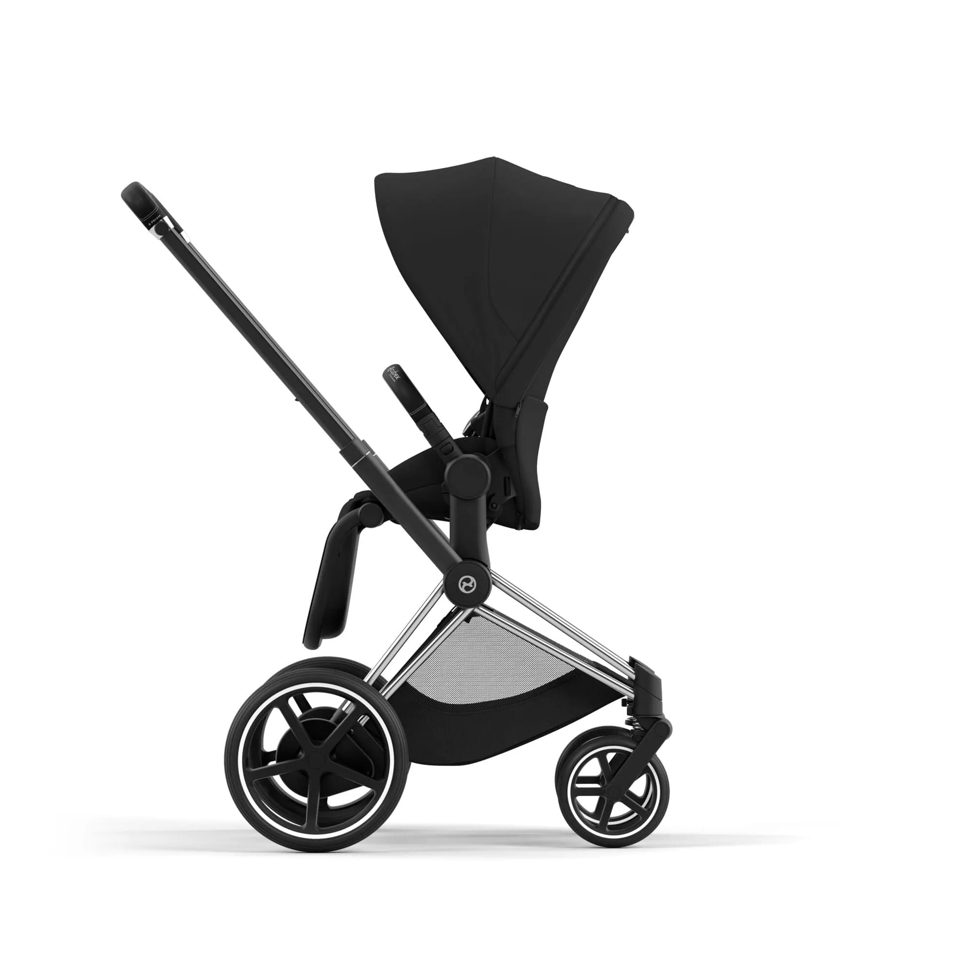 Cybex e-Priam & Lux Cot in Sepia Black