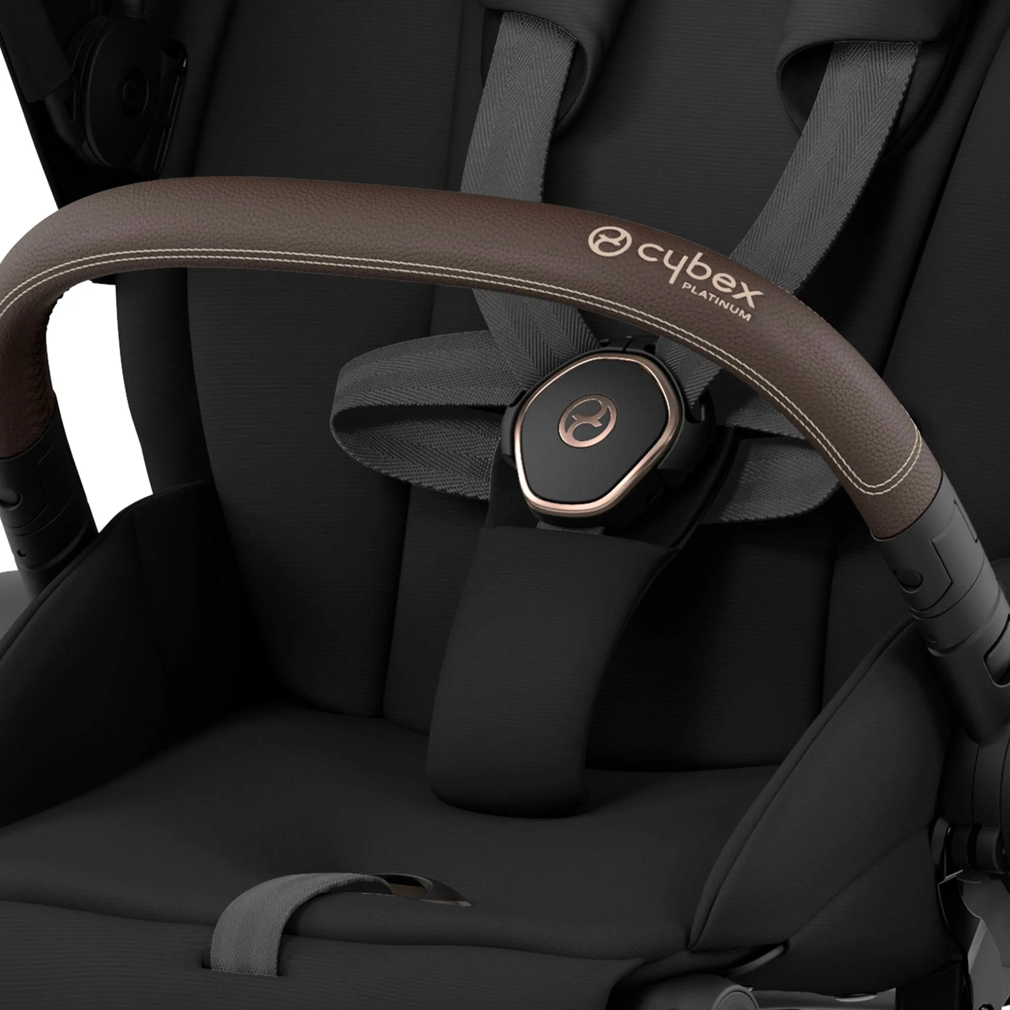Cybex e-Priam & Lux Cot in Sepia Black
